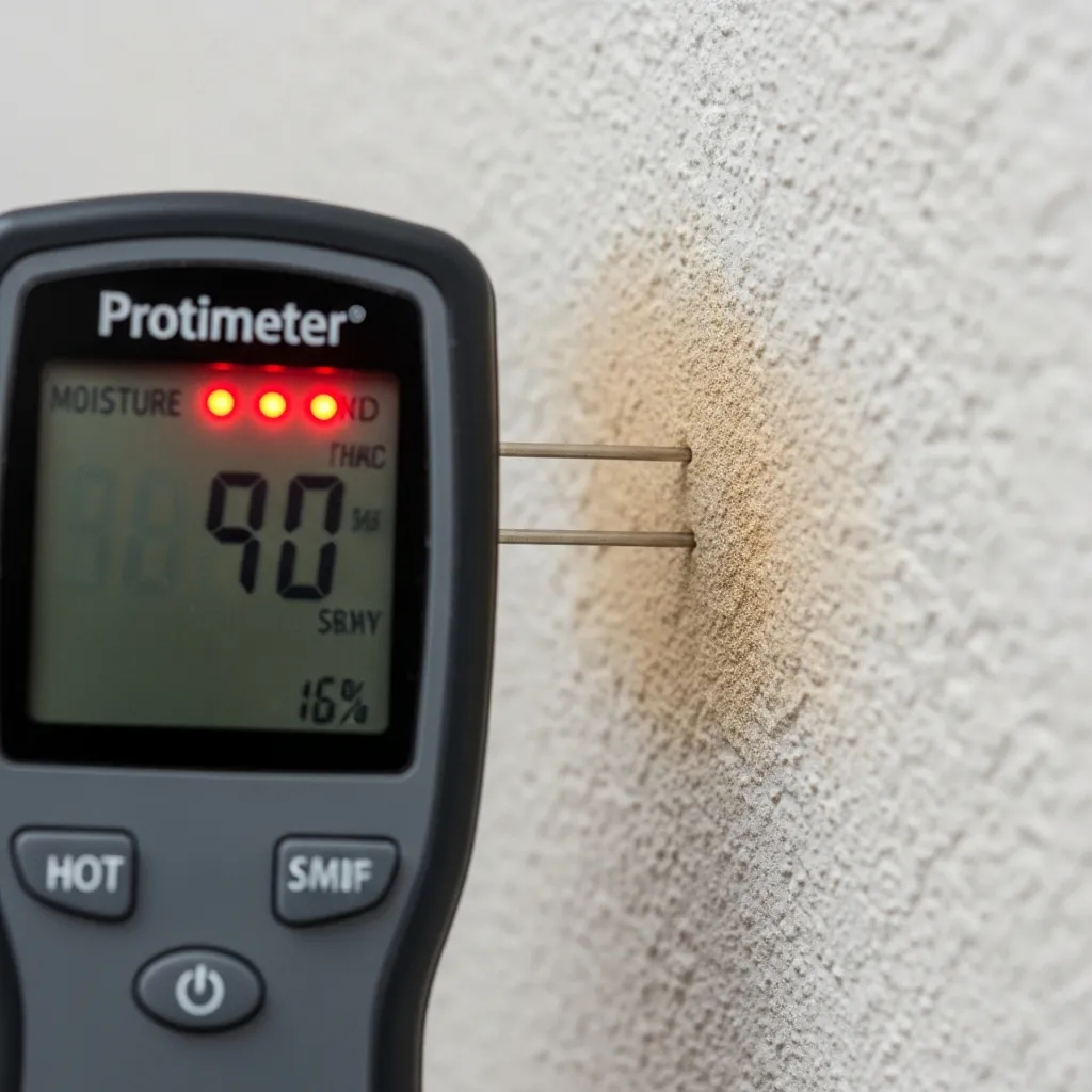 Damp proofing specialists at work